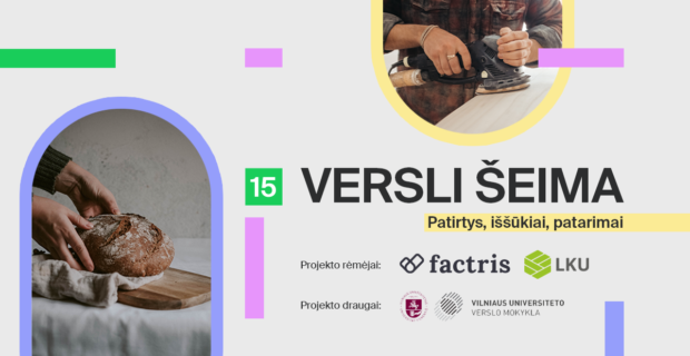 Kredito unijos prisideda prie portalo „15min“ projekto „Versli šeima“: norime, kad verslams sektųsi ir jie klestėtų